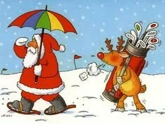 Golfing Santa 2